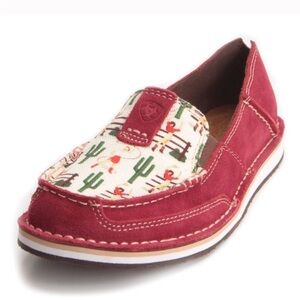 Ariat Cranberry Suede Vintage Cowgirl Cruiser Slip-on Women's